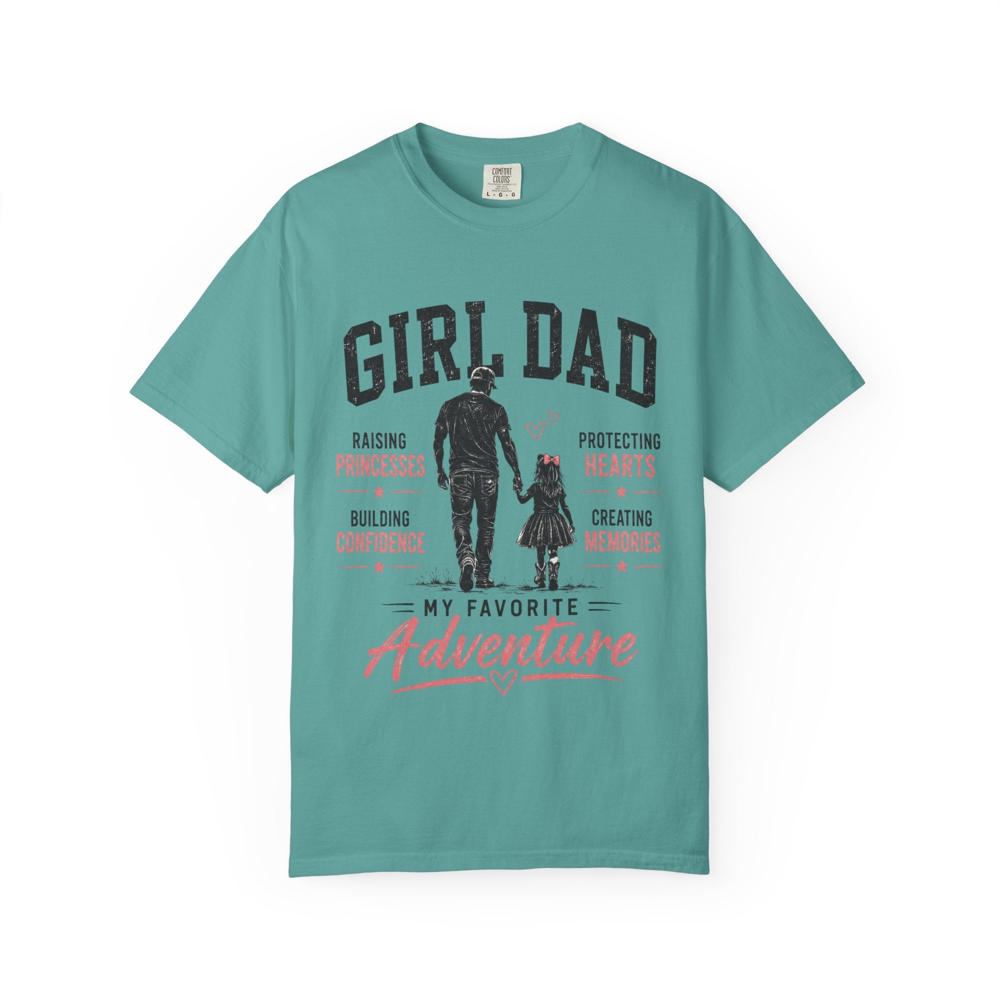 Girl Dad silhouette My Favorite Adventure shirt | Daddy and daughter tee