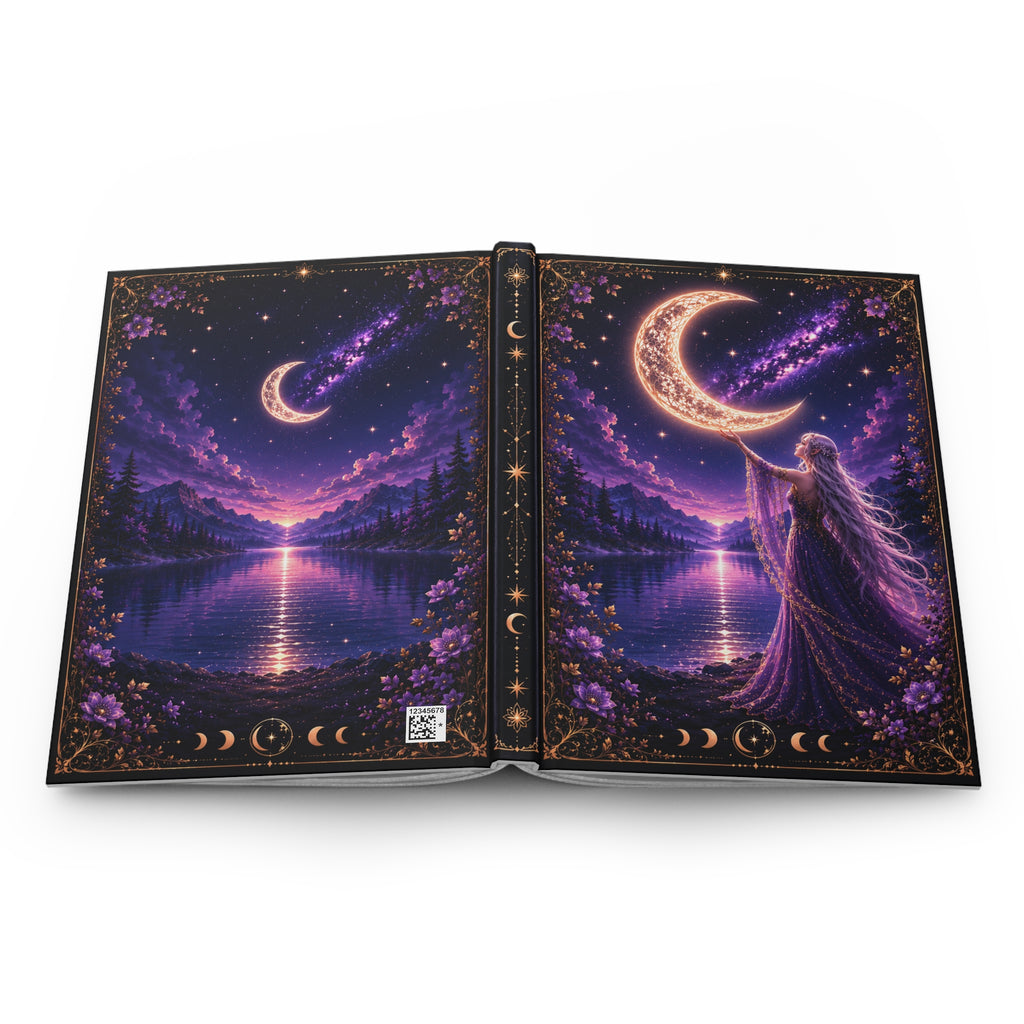 Hardcover Journal — Mystical Moonlight Fantasy Notebook