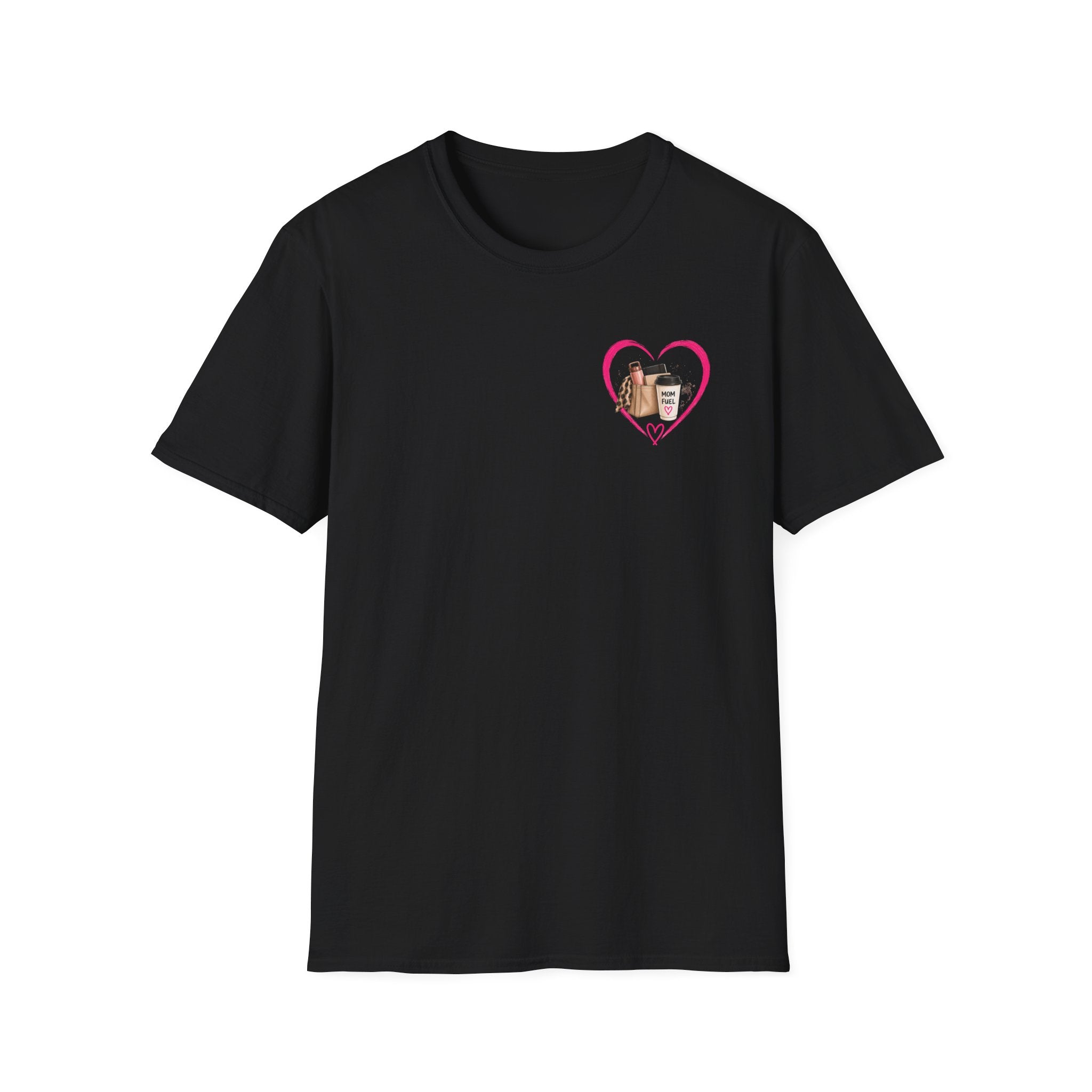 Coffee And Heart Graphic T-Shirt | Mini Chest Design