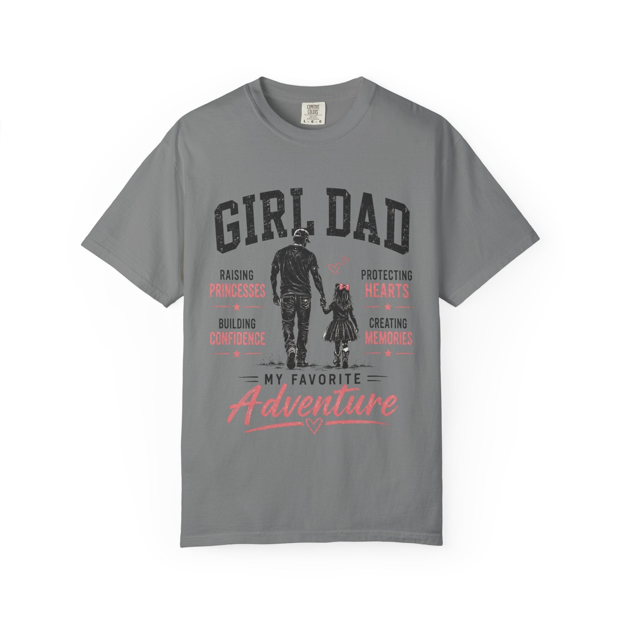 Girl Dad silhouette My Favorite Adventure shirt | Daddy and daughter tee