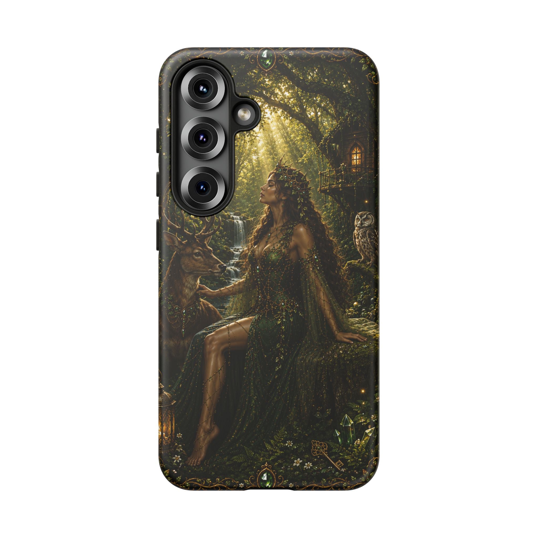 Forest Goddess Phone Case | Woodland Fantasy Cover