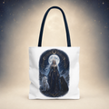Mystic Moon Tote Bag - Moon Goddess & Wolf AOP Tote