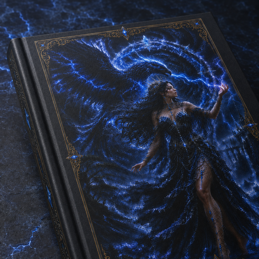 Storm Goddess Hardcover Journal | Gothic Fantasy Notebook