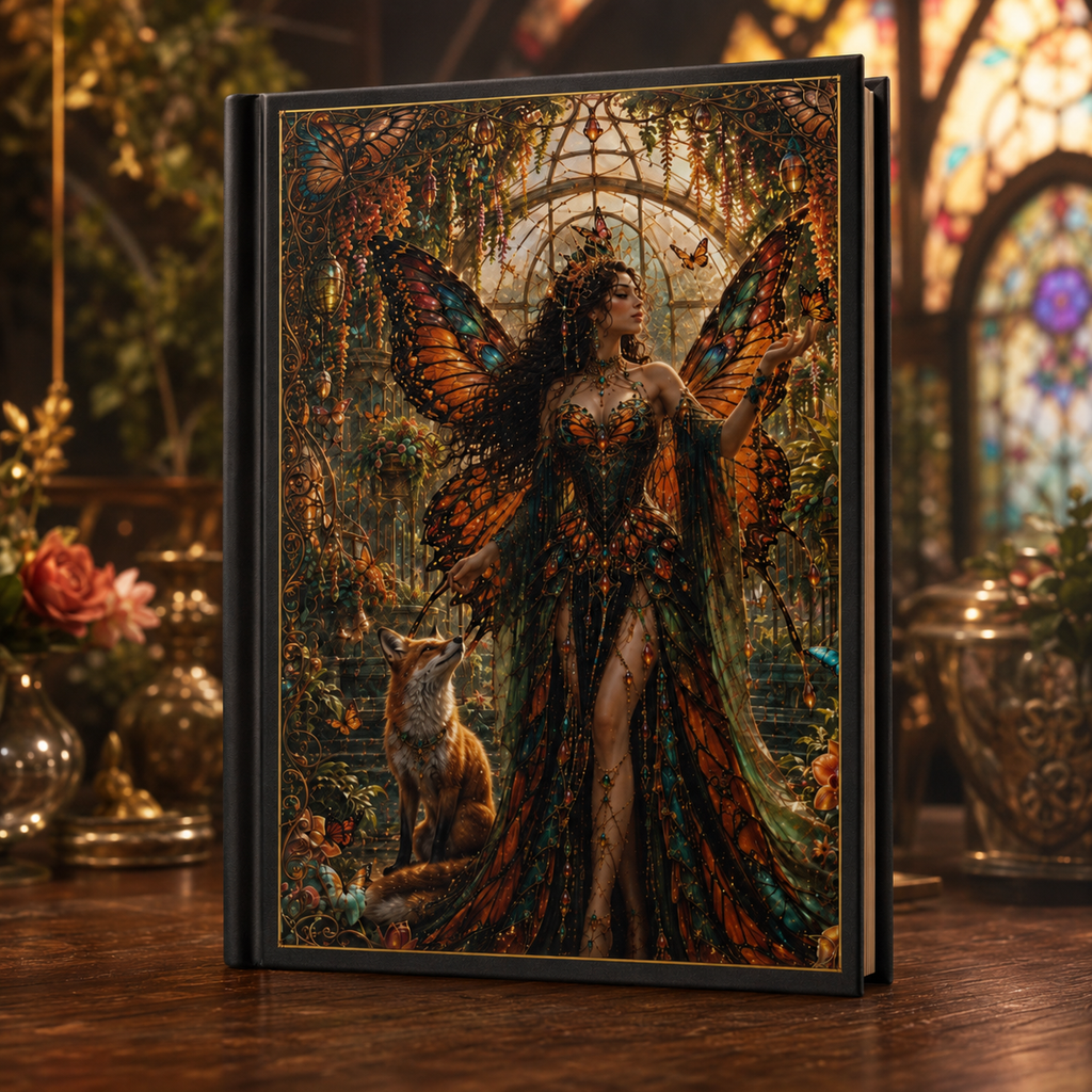 Butterfly Goddess Journal — Enchanted Butterfly Hardcover Notebook
