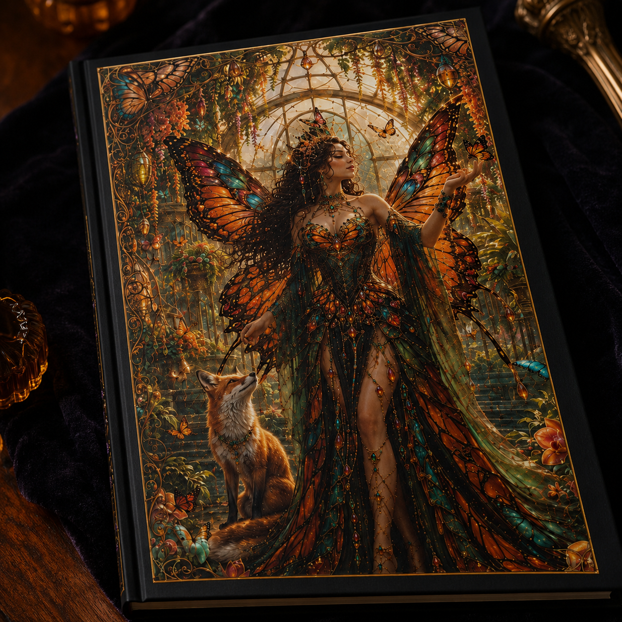 Butterfly Goddess Journal — Enchanted Butterfly Hardcover Notebook