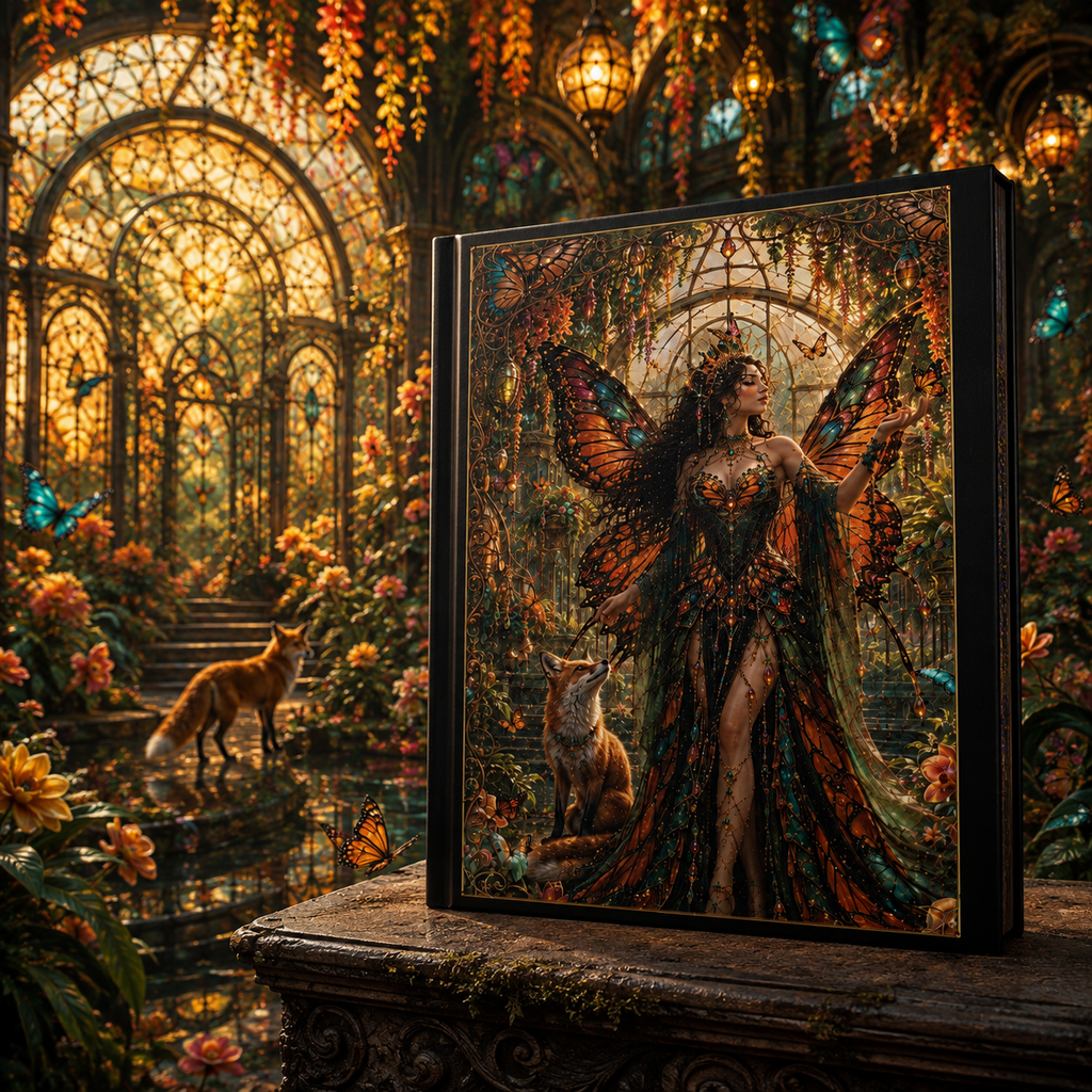 Butterfly Goddess Journal — Enchanted Butterfly Hardcover Notebook