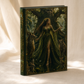 Forest Goddess Hardcover Journal — Enchanted Woodland Art Notebook