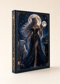 Moon Goddess Hardcover Journal — Fantasy Night Sky Notebook for Writing & Dreaming