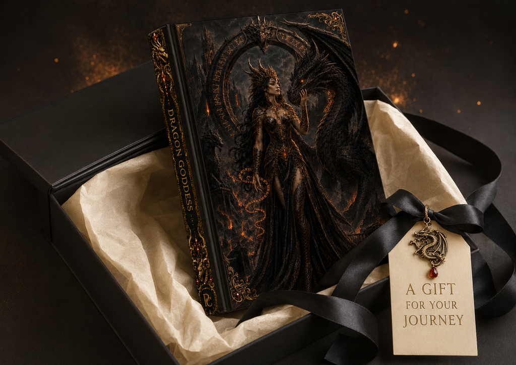 Dragon Goddess Hardcover Journal | Gothic Fantasy Matte Notebook