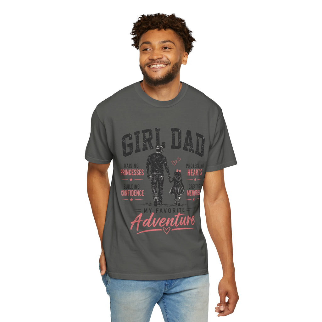 Girl Dad silhouette My Favorite Adventure shirt | Daddy and daughter tee