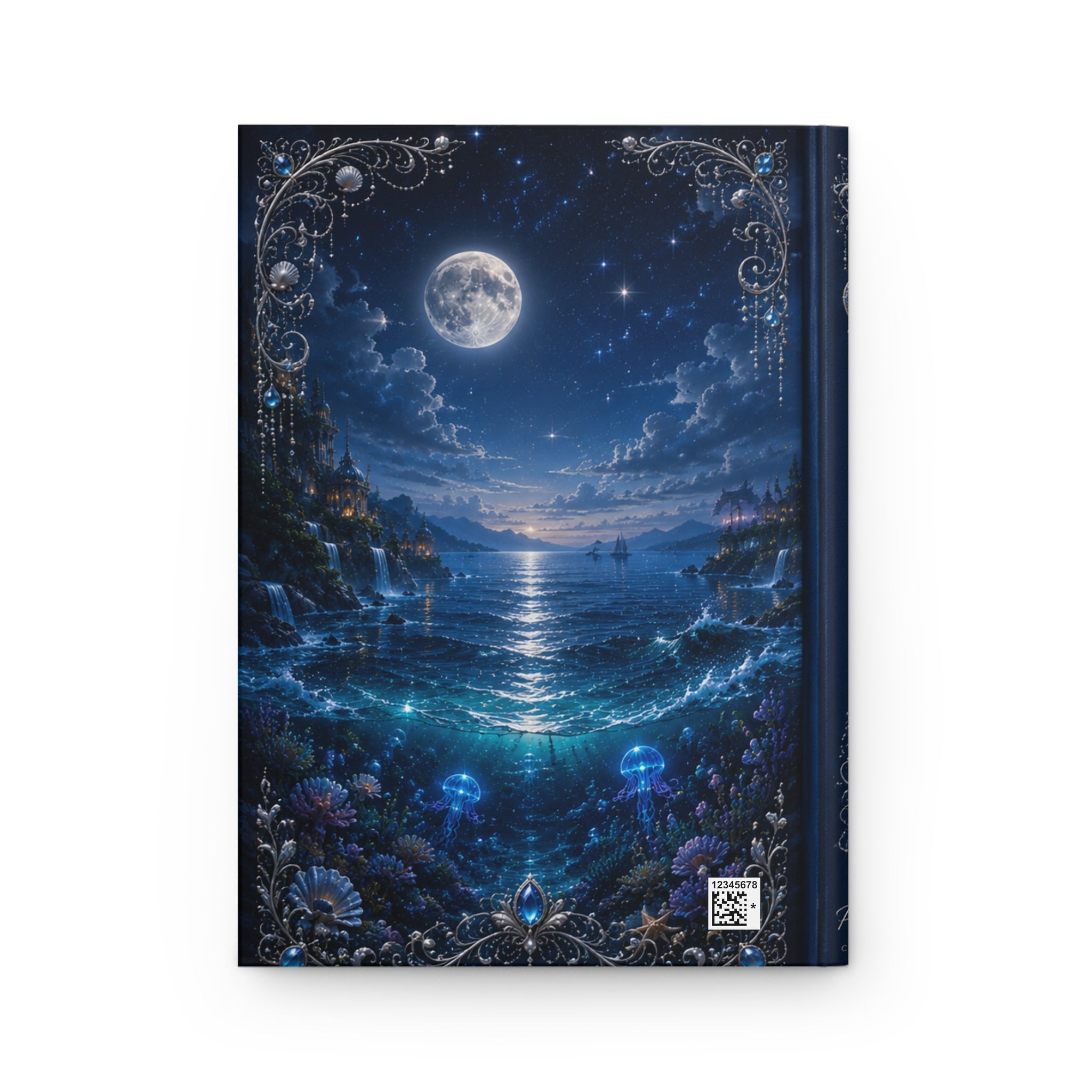 Ocean Goddess Hardcover Journal — Fantasy  Notebook for Dreams & Journaling