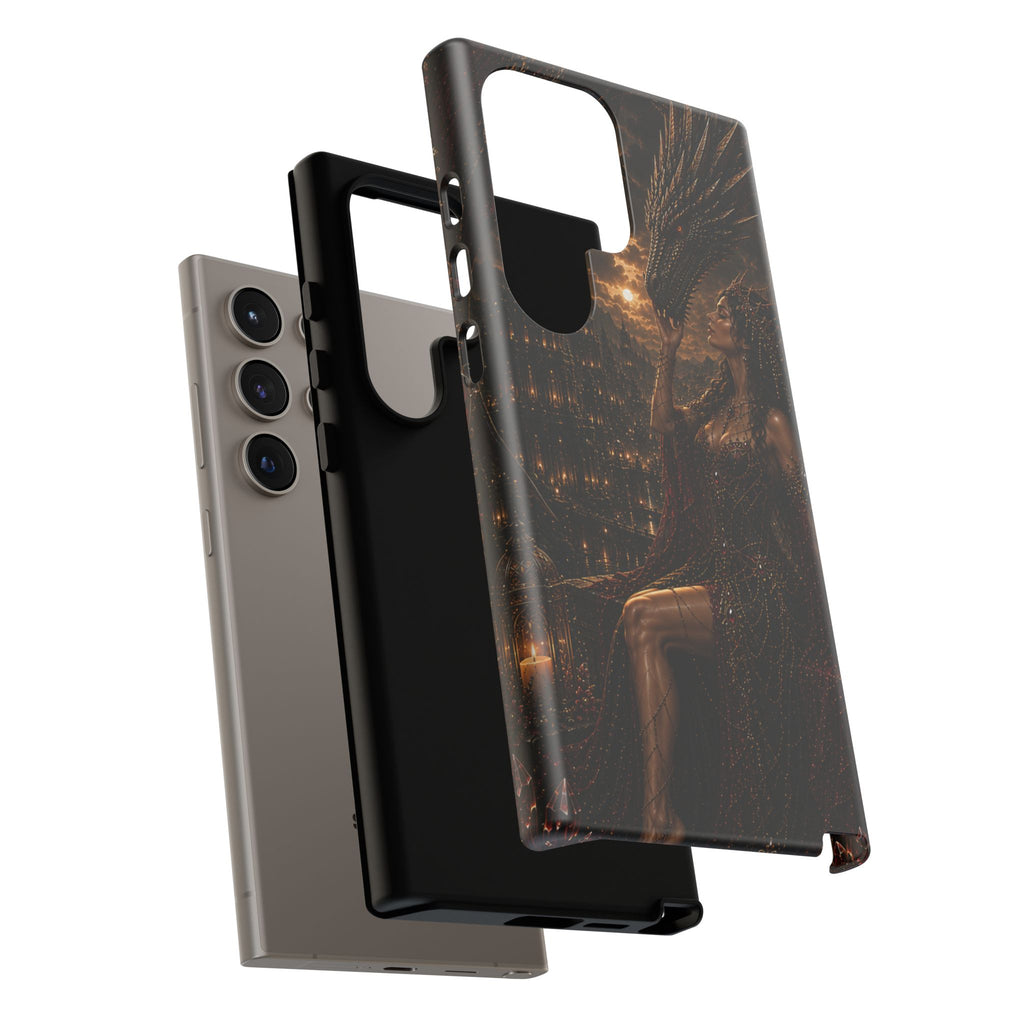 Dragon Goddess Phone Case — Dark Fantasy Protective iPhone Cover