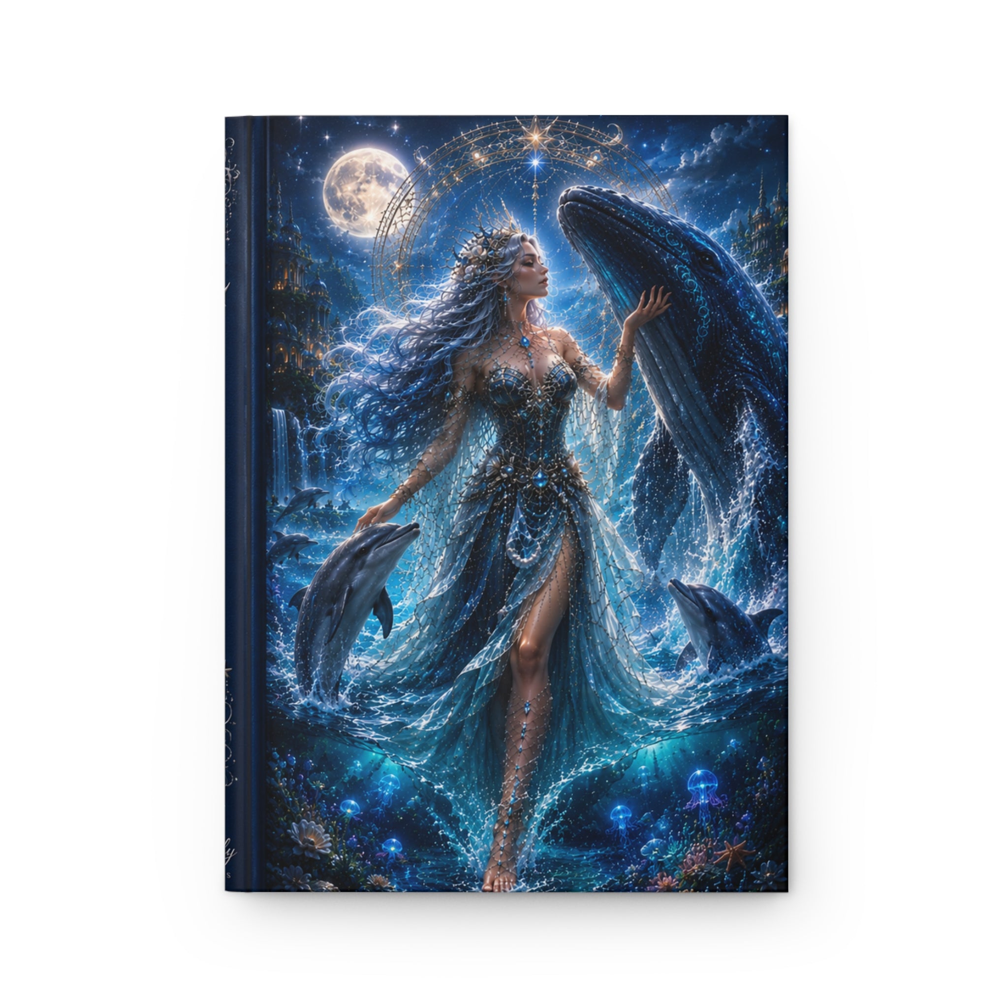 Ocean Goddess Hardcover Journal — Fantasy  Notebook for Dreams & Journaling