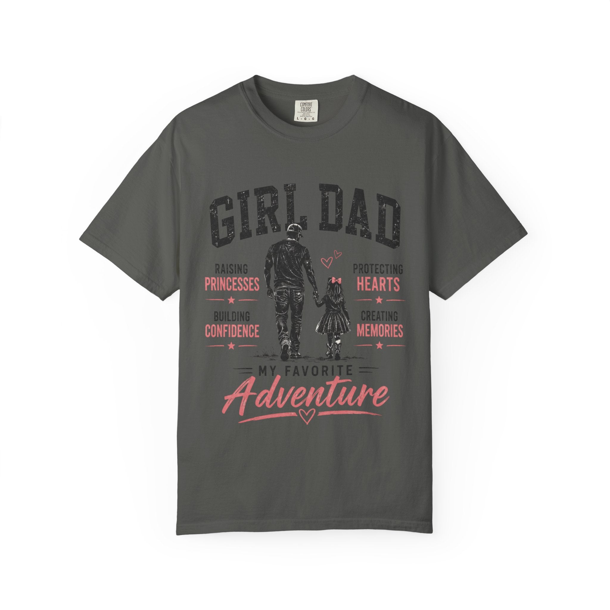 Girl Dad silhouette My Favorite Adventure shirt | Daddy and daughter tee